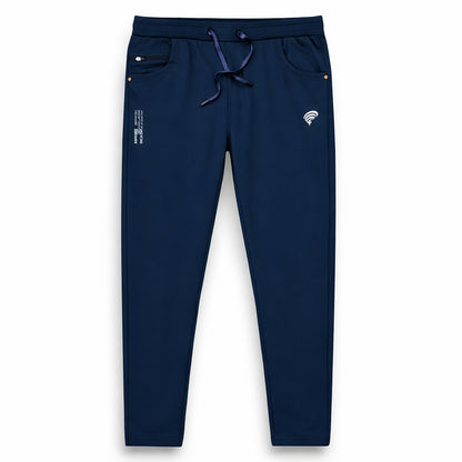 Men’s Slim Fit Stretchable Track Pants with Drawstring Waist Casual Lower