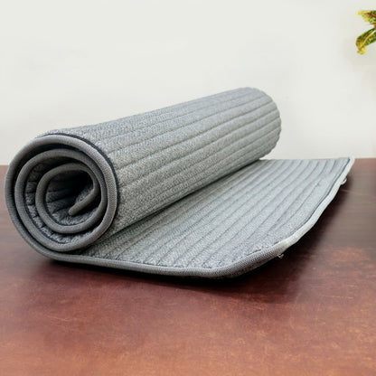 Slim Sleeping Mat, Lightweight Foldable Floor Mat for Yoga, Picnic, Travel & Indoor Use (72x36cm/1Inch)