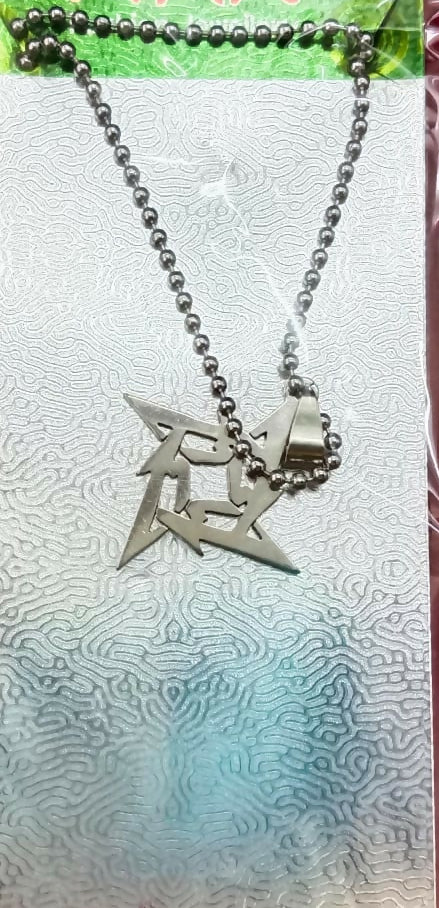 Ninja Star Chain Pendant For Men