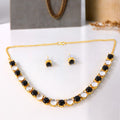 Gold Plated Jewellery Set – Elegant Party Wear Necklace Combo