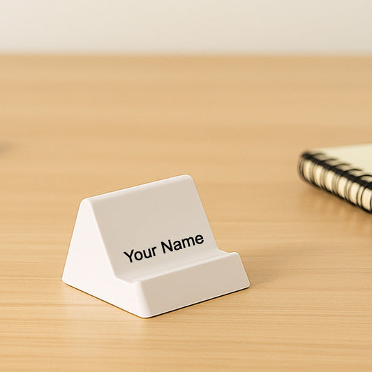 Customized / Personalized Compact Plastic Mobile Phone Holder Stand (1 Pc & Mix Color)