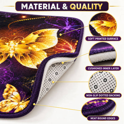 3 in 1 Bathroom Mat Set – Absorbent & Anti-Slip for Safety and Comfort
