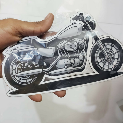 Motorcycle Design Wall Key Holder with 5 Hooks | Decorative Key Stand for Home