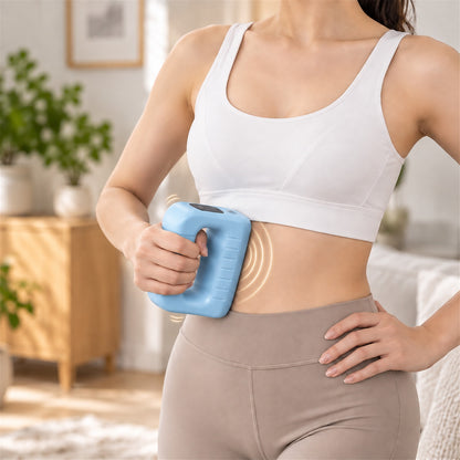 Electric Ring Massager with Soft Adjustable Strap and USB Cable for Relaxation