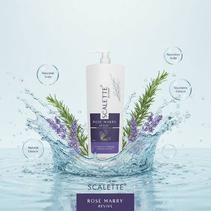 Scalette Rosemary Revive Shampoo for Dandruff Control & Healthy Scalp Care
