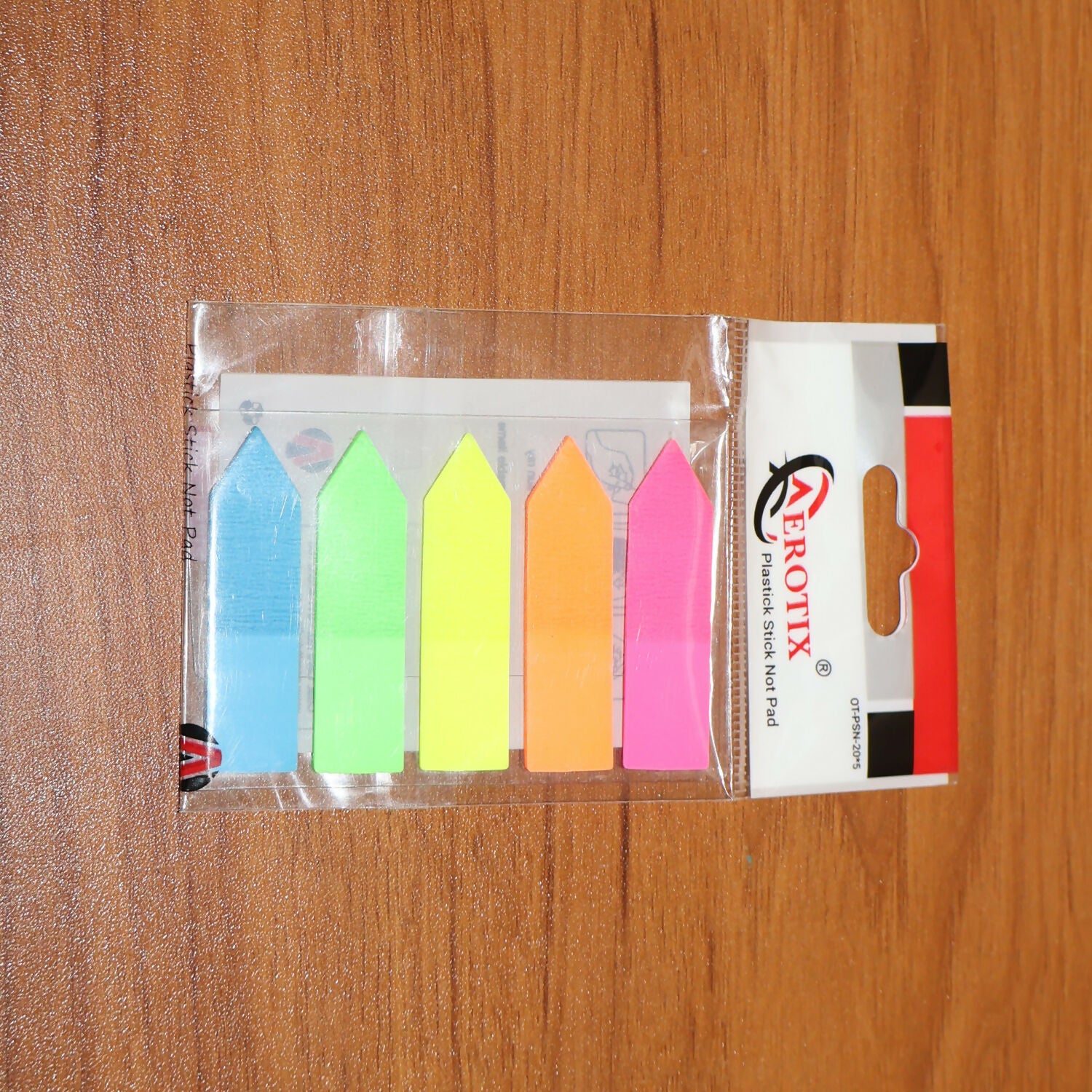 Plastic Self Sticky Index Flags for Office, School – Multicolour (20×5 mm, 100 Sheets, 6 Pack)