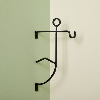 Creative Hanging Man Wall-Mounted Flower Pot Stand for Home & Garden Décor (5 x 6 Inch)