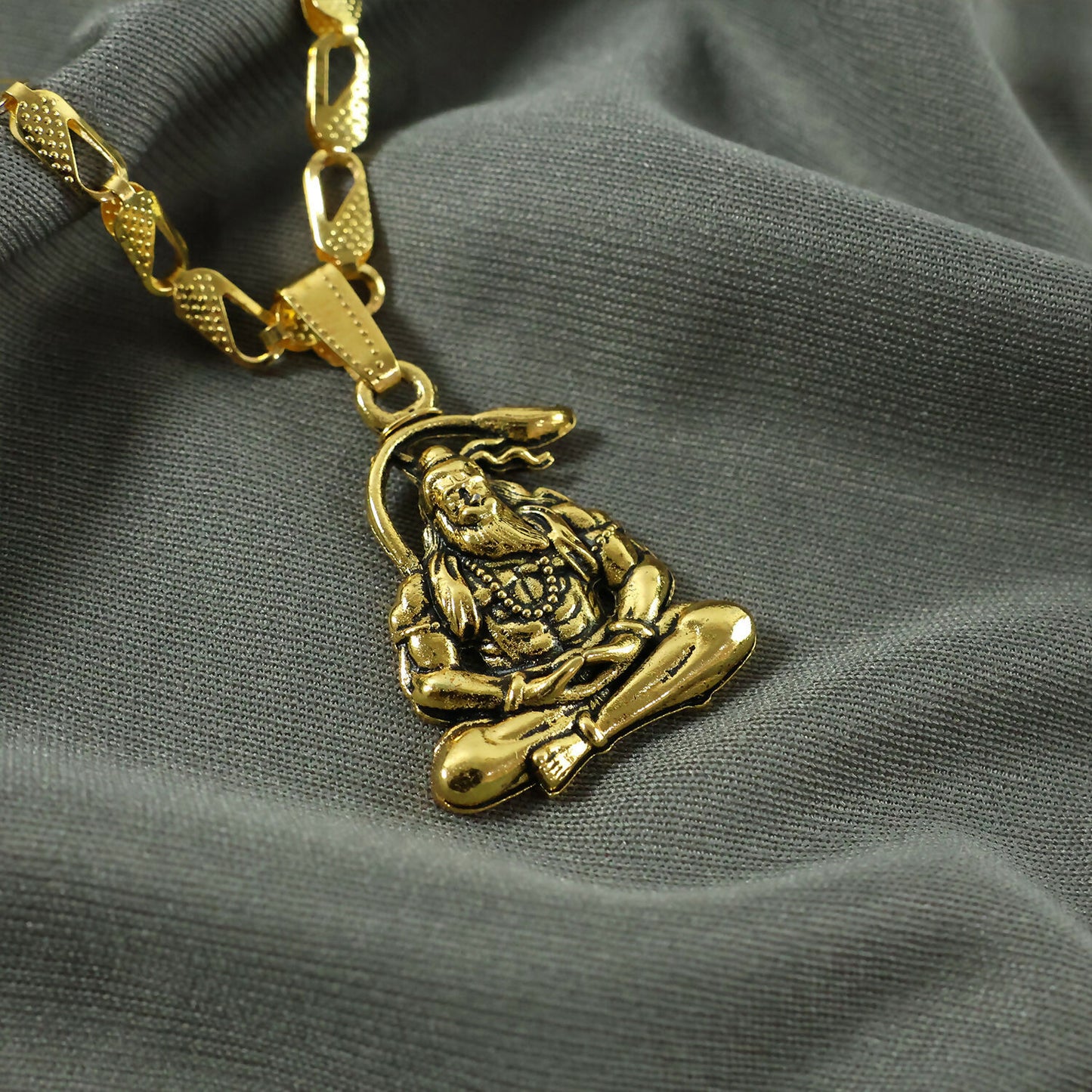 Hanumanji Pendant with Chain – Divine Blessings Necklace