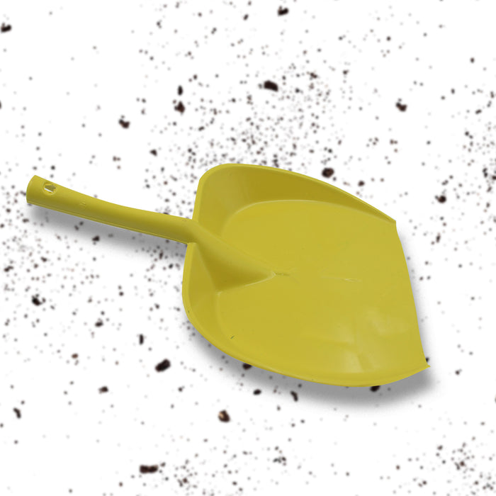 8732 Dustpan with Long Handle, Dust Collection Dust Pan Tray for Kitchen, Home, Office, Bathroom Etc (1 Pc / Multicolor )