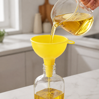 Silicone Funnel For Pouring Oil, Sauce, Water, Juice (1 Pc)