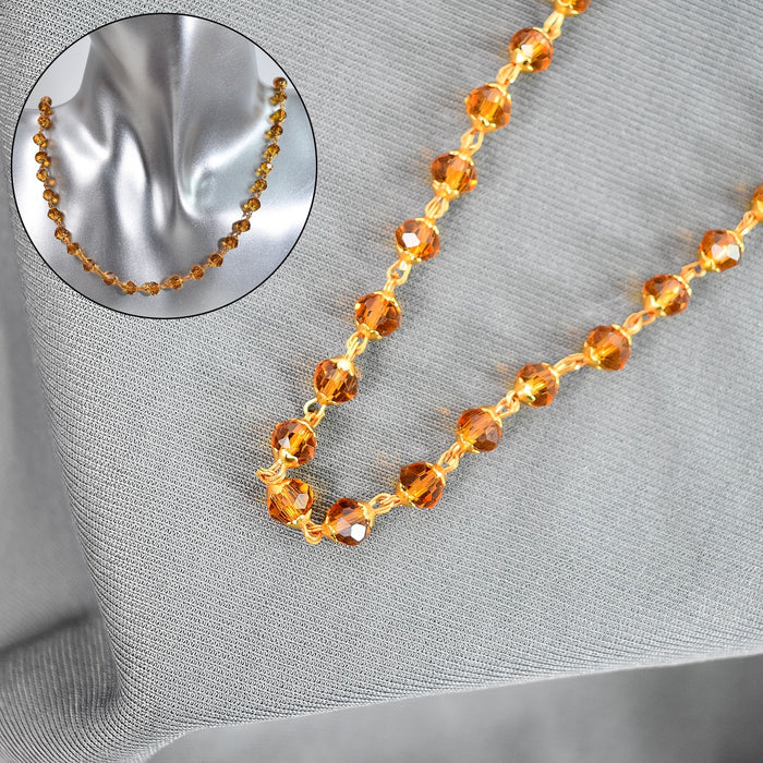 Orange Crystal Mala: Divine Clarity and Spiritual Connection