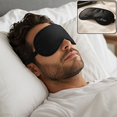 Men Sleeping Eye Mask Light Blocking Soft Adjustable for Sleep Travel (Mix Color)