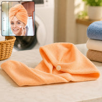 Microfiber Hair Wrap Towel for Women Quick Dry Hair Turban (1 Pc)