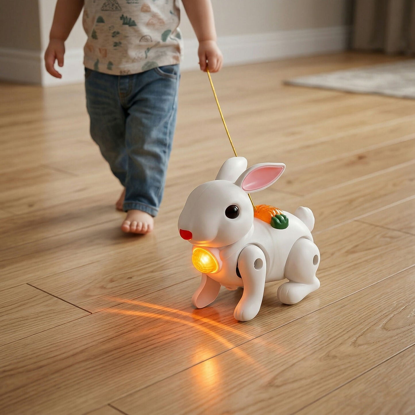 Crawling Rabbit Toy – Musical with Lights & Sounds for Kids Mix colour