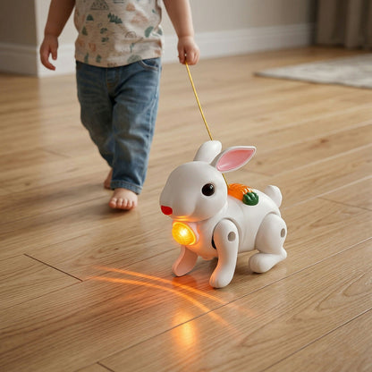 Crawling Rabbit Toy – Musical with Lights & Sounds for Kids Mix colour