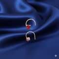 Crystal Nosepin Combo Pack – Gold Plated Ruby & Pink Set