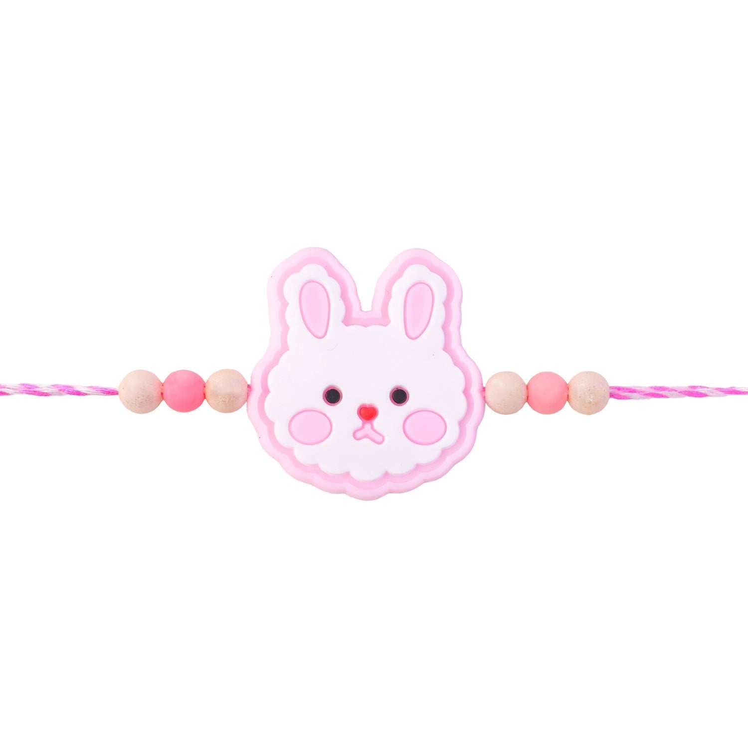 Bunny Character Kids Beaded Rakhi for Brother Designer Style (10pcs)