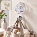 Transparent Multipurpose Suction Wall Hook for Bathroom, Kitchen and Home (1 Pc)