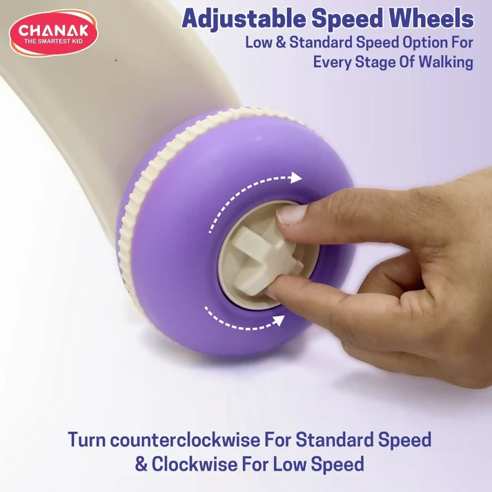 Aditi Happy Feet Baby Walker, Anti-Slip Wheels, Music, Stable Design with Water Tank (9+Month)