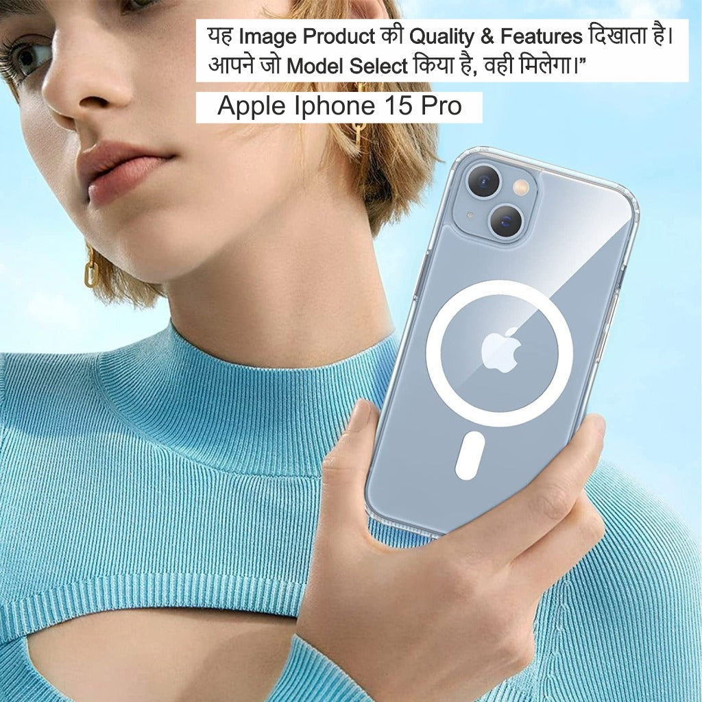 Magsafe Clear Case With Box Packing Case For Iphone 15 Pro