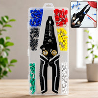 Wire Crimping Plier Tool Kit for Electrical Repair Work (1 Set)