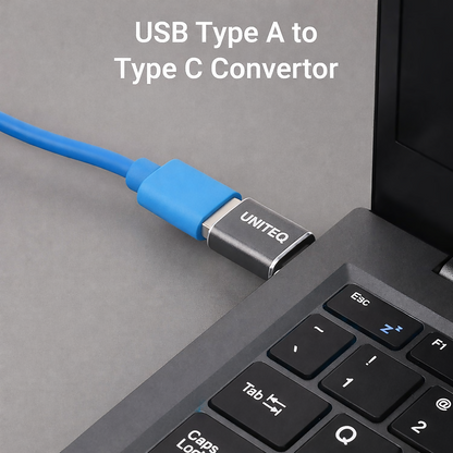 Uniteq Synclink USB-C OTG Adapter USB A Female to Type C Fast Sync