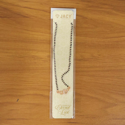 Circular Modern Mangalsutra Necklace with Stylish Charm Design