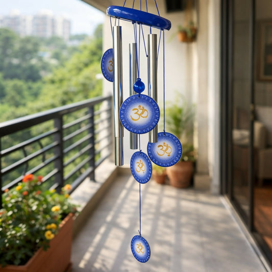 Om Symbol Wind Chime for Balcony, Home Entrance & Meditation Decor