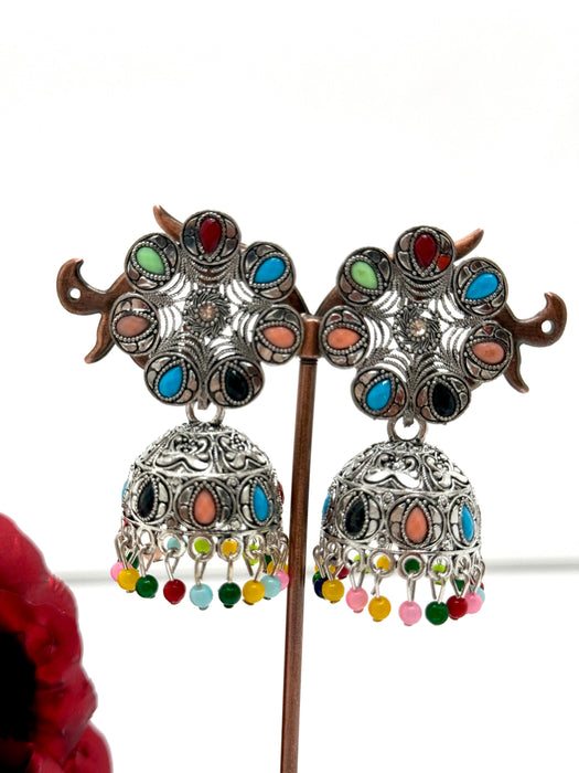 Royal Diamond Jhumka Earrings