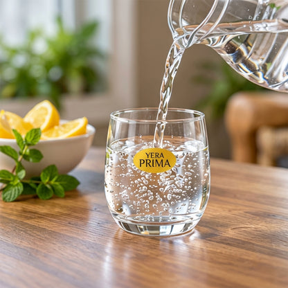 Yera Prima Bonn Clear Glass Tumbler Set for Water, Juice and Drinks (6 Pc)