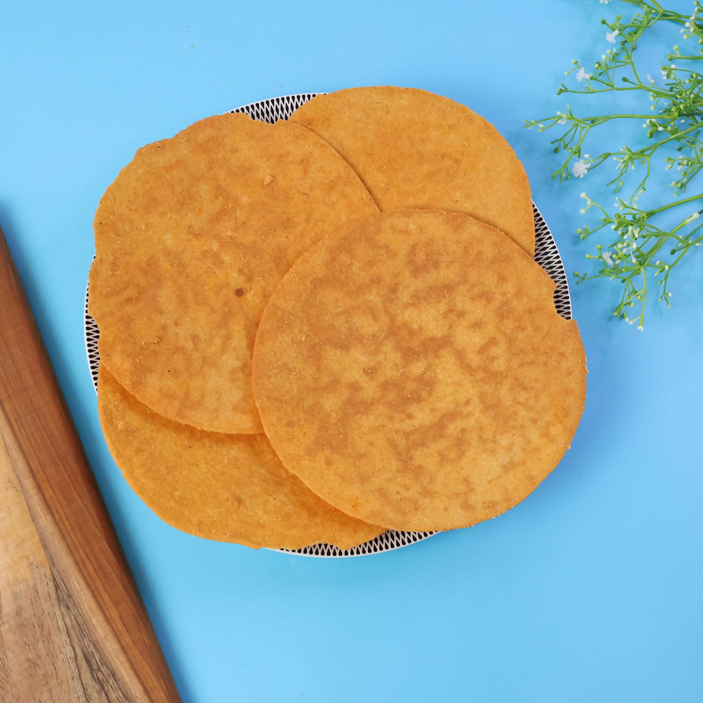 Naasta Baatsa Cheese Masala Khakhra – Crispy Ready to Eat Cheese Flavoured Snack (200 Gm)