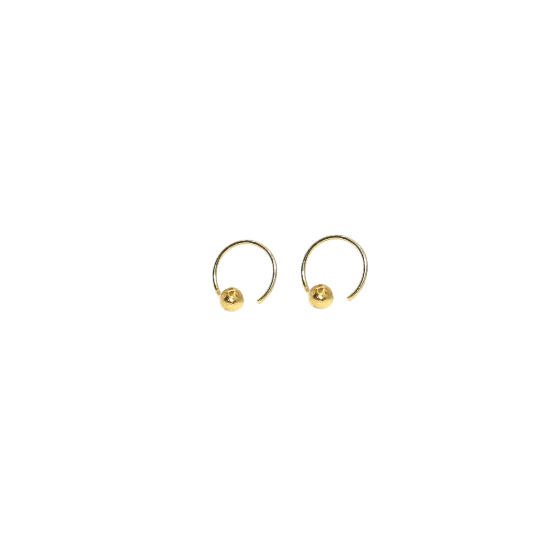 Gold Open Hoop nosepin Laung Koka Nathni combo pack of 2 for women and girls