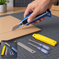 Office Tool Kit with Cutter Knife and Screwdrivers for Desk Repairs (1 Set)