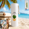 Glass Water Bottle – 450ml Borosilicate Leakproof with Bamboo Lid