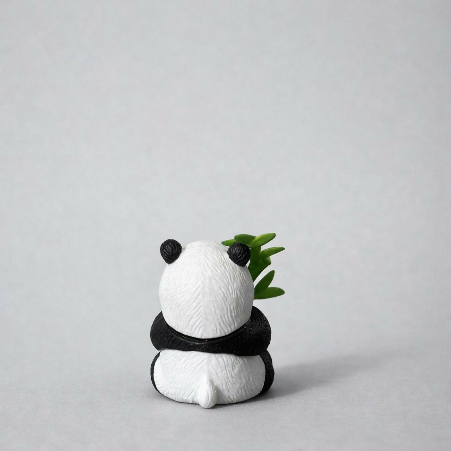 Cute Panda poly-resin Showpiece with Bamboo for Home & Office Desk Decor