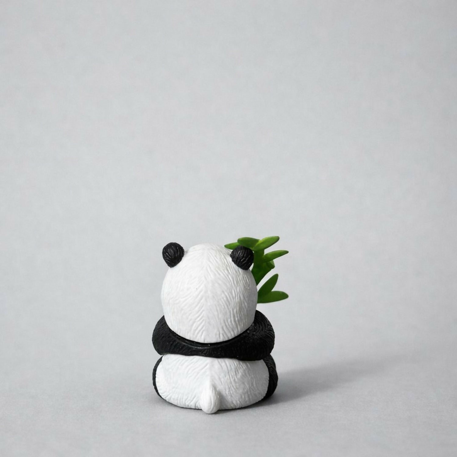 Cute Panda poly-resin Showpiece with Bamboo for Home & Office Desk Decor