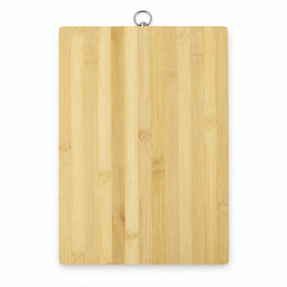 Bamboo Kitchen Chopping Board with Hanging Ring (36 x 26 Cm, 1 Pc)