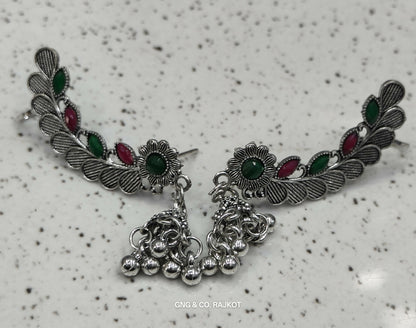 Silver Jhumka Earings