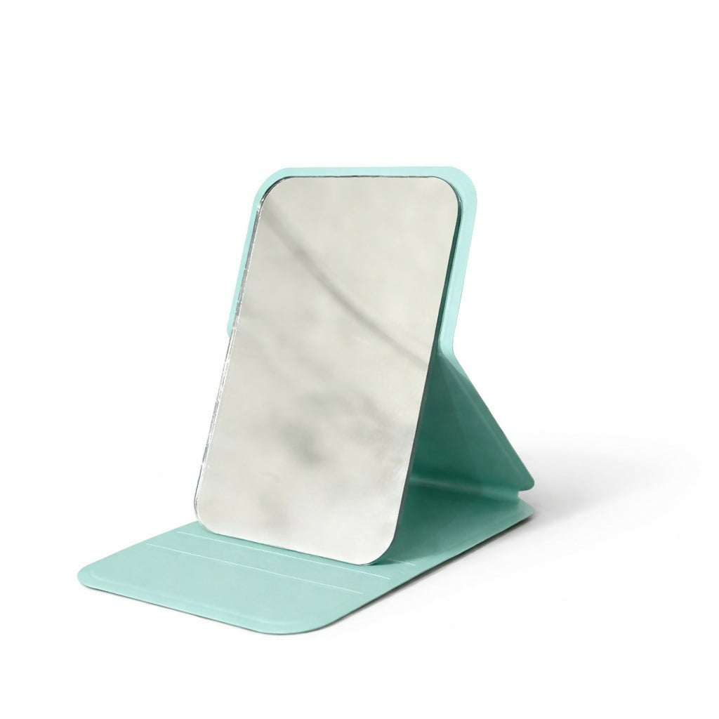 Foldable Tabletop Makeup Mirror Compact Vanity Mirror for Home and Travel