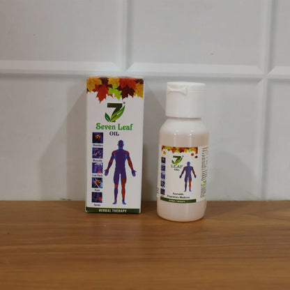 7 Leaf Ayurvedic Herbal Oil for Joint, Muscle & Body Pain Relief (60 ml)