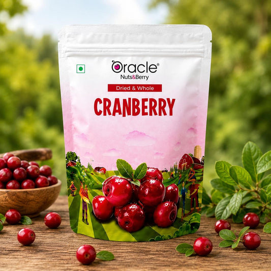 Oracle Dried Cranberries, Sweet-Tangy Soft Chewy Antioxidant Healthy Berry Snack 250g