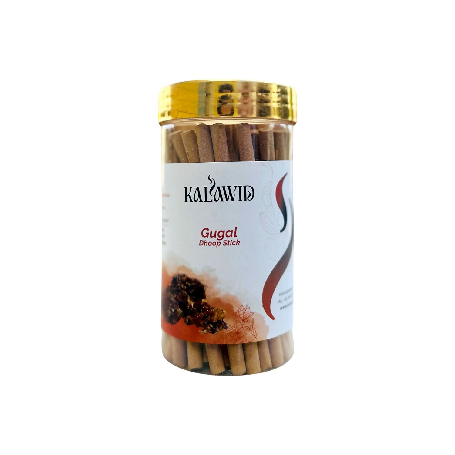 Gugal Dhoop Sticks Jar for Traditional Aroma & Positive Home Environment (100 Gm)
