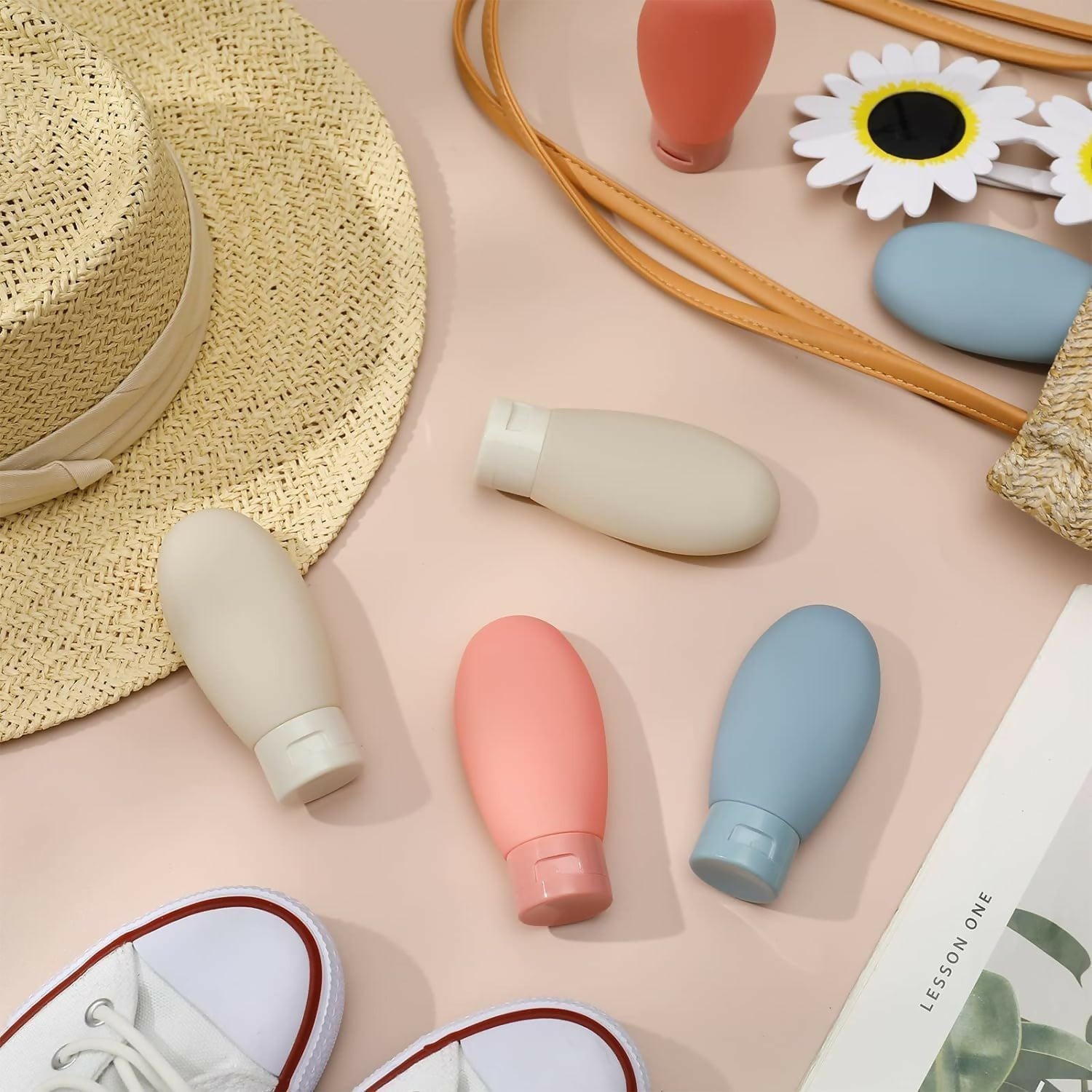 Travel Bottle for toiletries Shampoo set of 3 pc