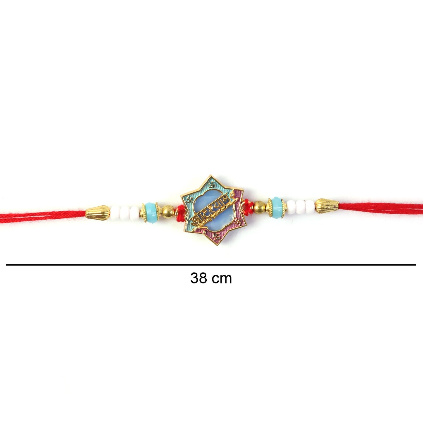Khatu Shyam Rakhi Colorful Beads for Raksha Bandhan Celebration (5pcs)