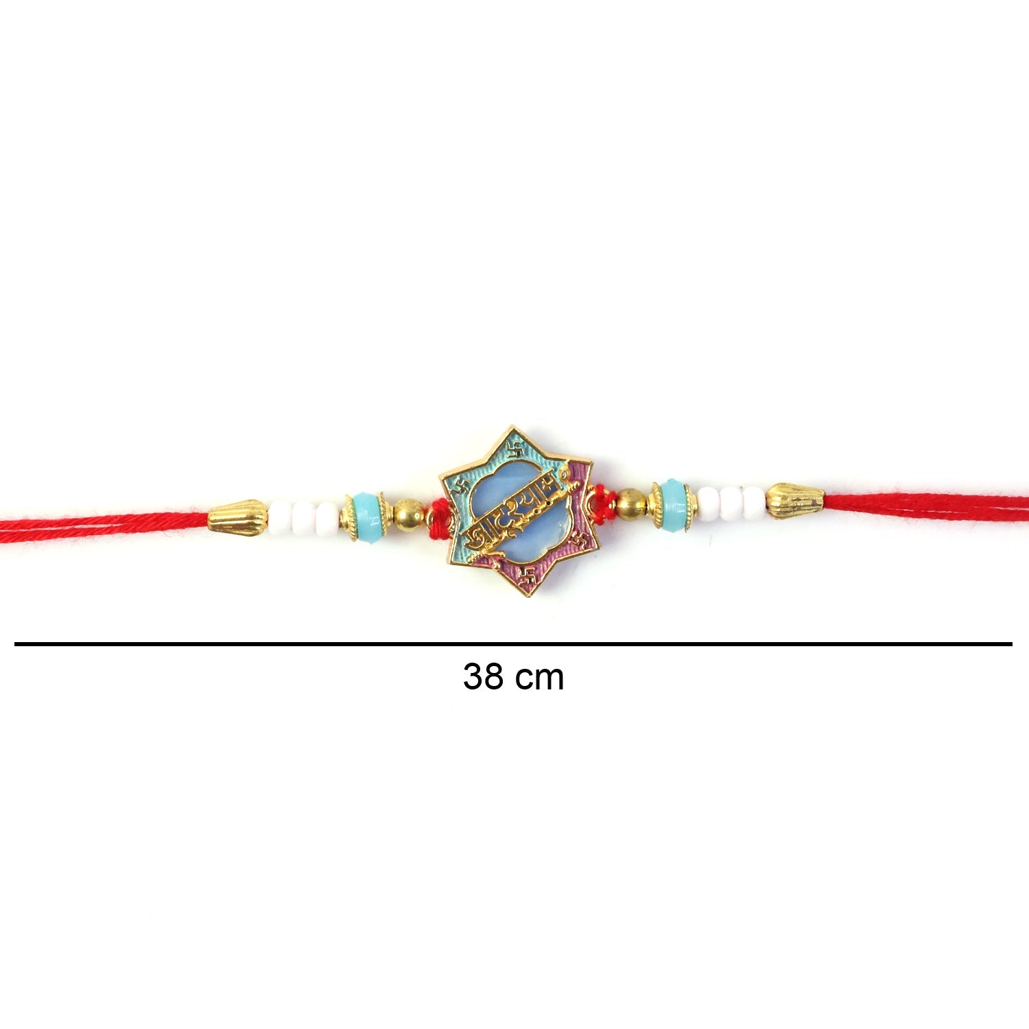 Khatu Shyam Rakhi Colorful Beads for Raksha Bandhan Celebration (5pcs)
