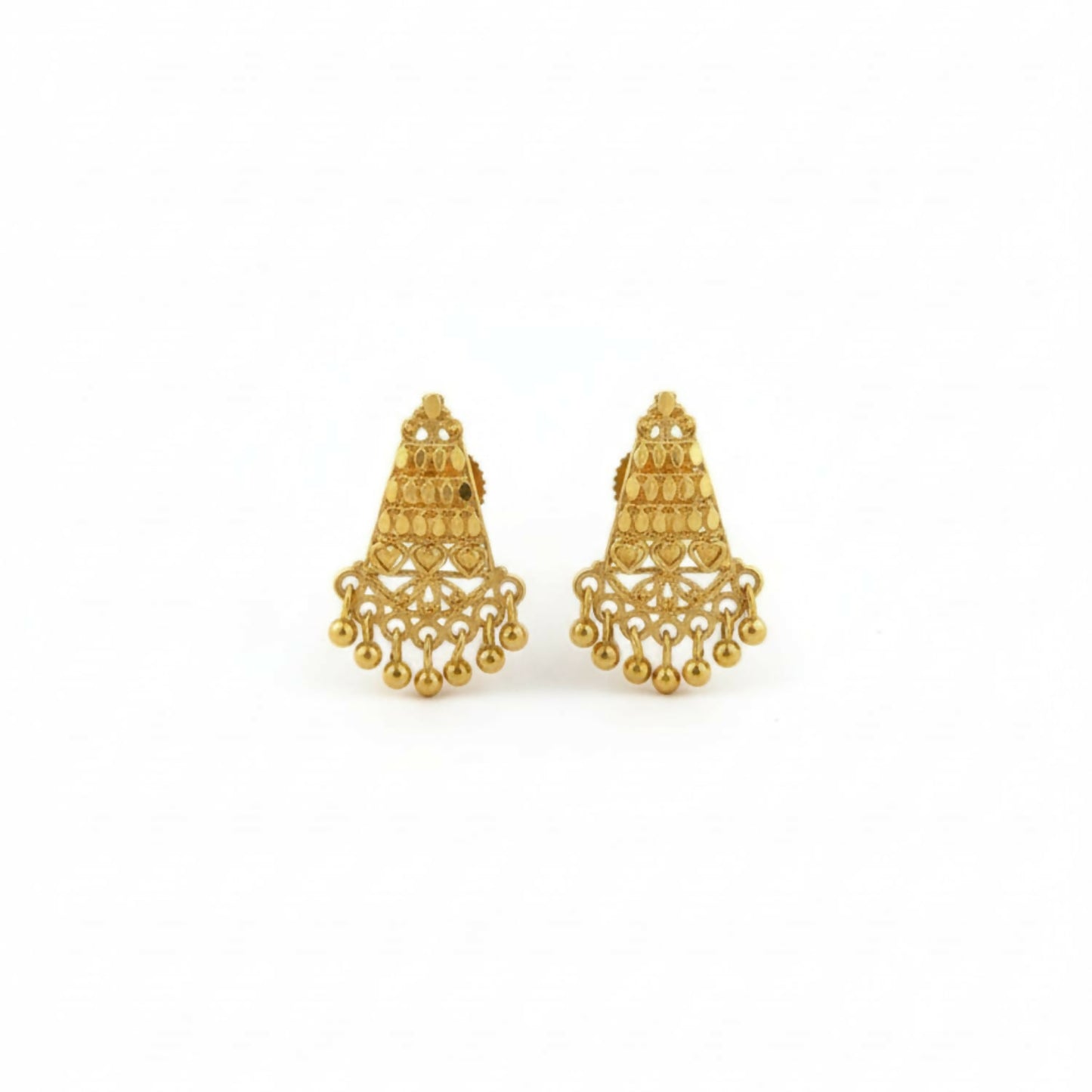 Designer Traditional Gold Tone Jhumka | Stylish Jewellery