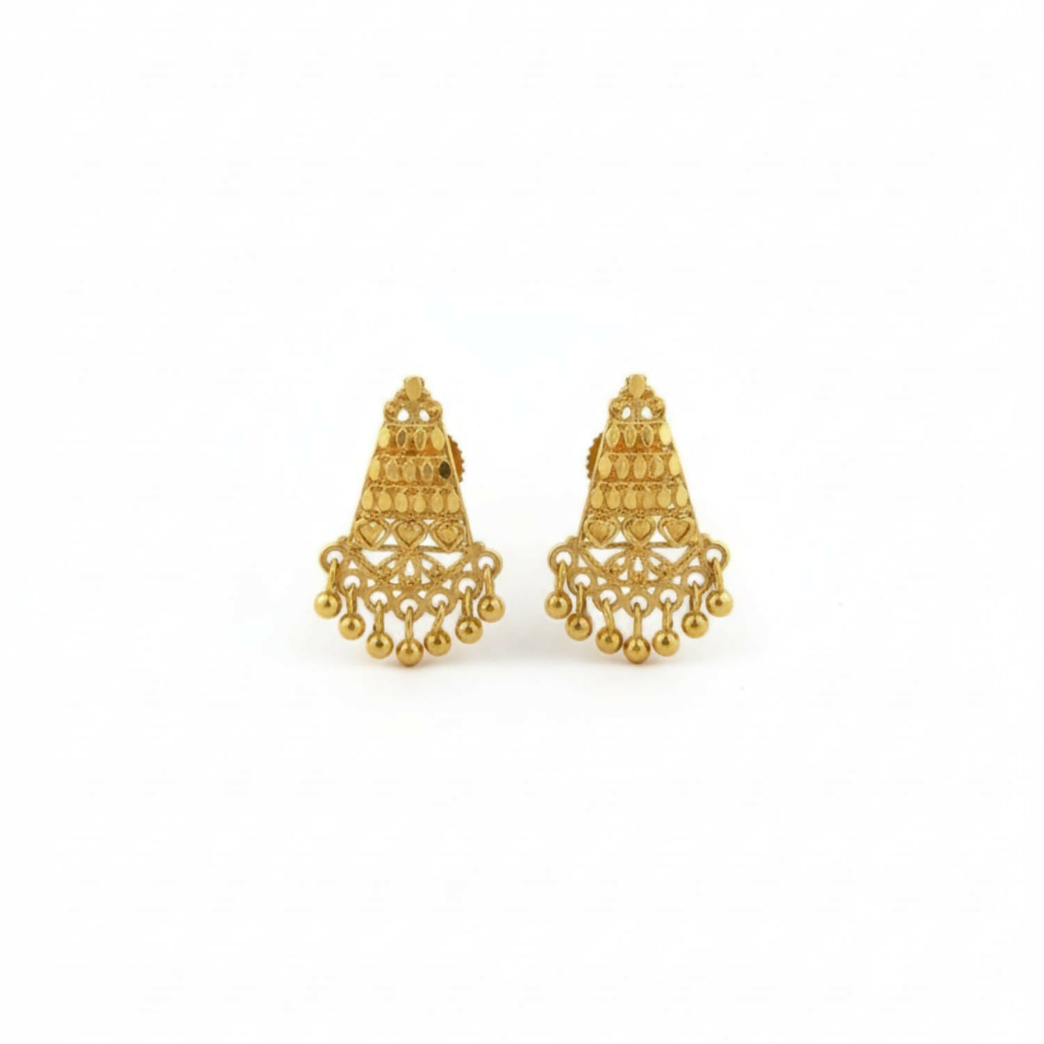 Designer Traditional Gold Tone Jhumka | Stylish Jewellery