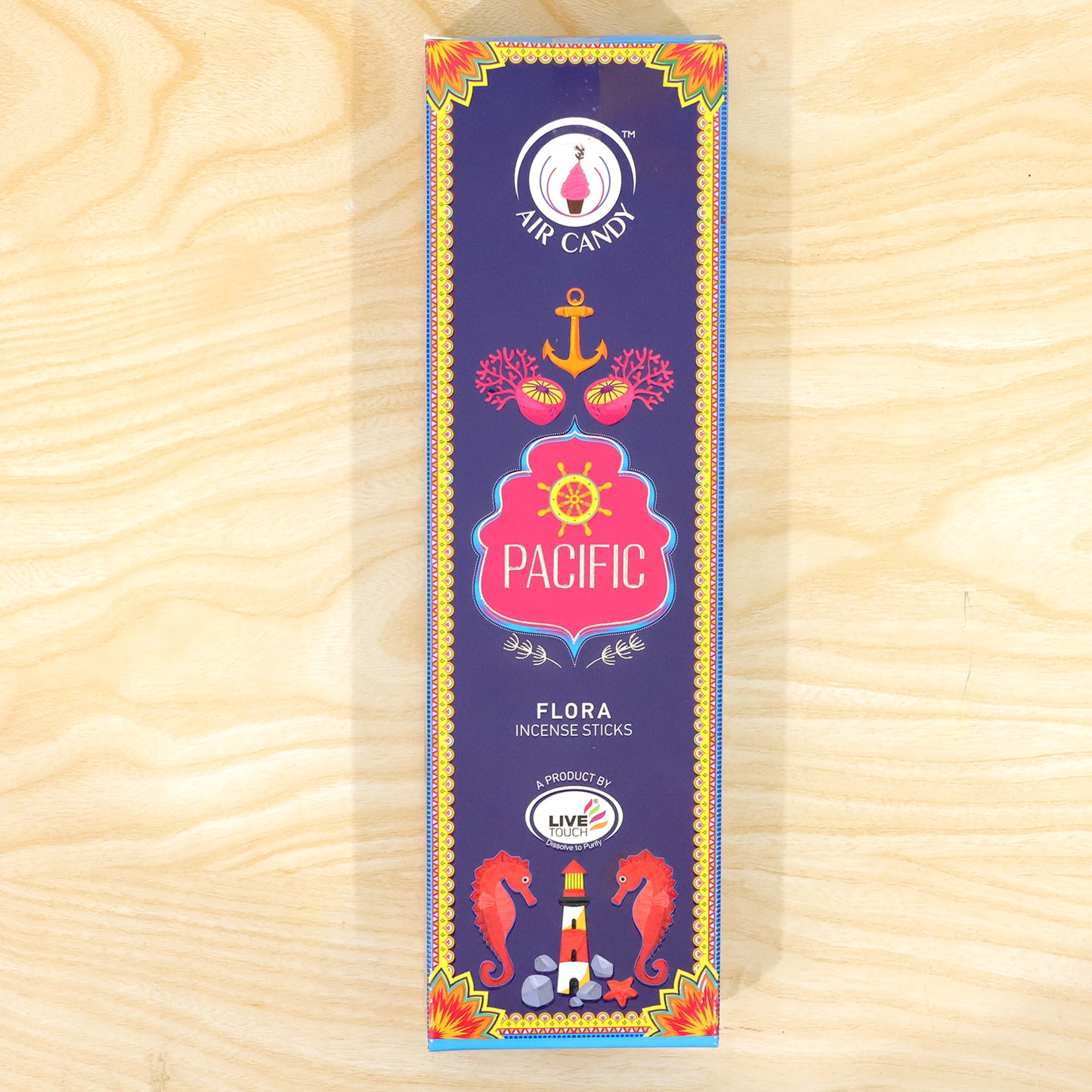 Pacific Flora Incense Sticks with Long Lasting Fragrance and Refreshing Aroma