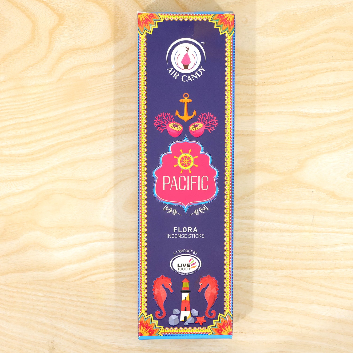 Pacific Flora Incense Sticks with Long Lasting Fragrance and Refreshing Aroma