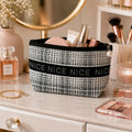 Portable Cosmetic Pouch – Compact Makeup Organizer with Zipper